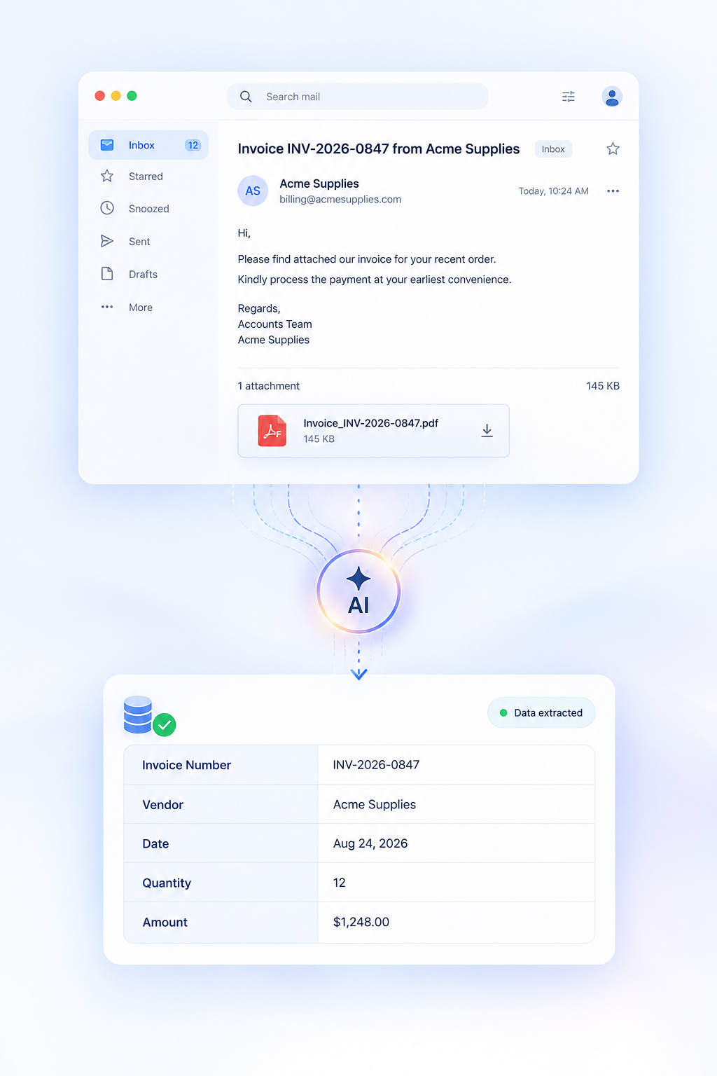 Instant AI Ingestion & Clean Data