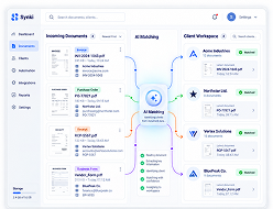 Match every document to the right client